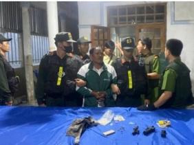 Khởi tố đối tượng dùng súng tự chế bắn trung tá công an bị thương ở Lâm Đồng