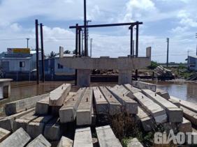 “Trảm” nhà thầu chây ỳ thi công cầu hơn 2 năm chỉ được 1 trụ bê tông