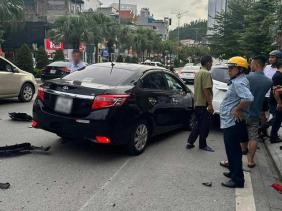 Một Phó giám đốc ở Quảng Ninh gây tai nạn liên hoàn, vi phạm nồng độ cồn