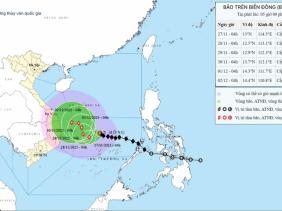 Tin bão mới nhất: Bão số 15 đạt cực đại cấp 12, cách cách đảo Song Tử Tây 190km