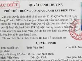 Truy nã đặc biệt Chủ tịch HĐQT Công ty Cổ phần Tập đoàn Sam Group