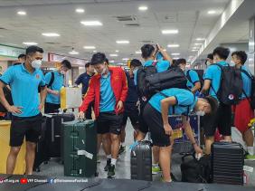 U23 Việt Nam chia 2 nhóm về nước sau tứ kết U23 Châu Á 2022