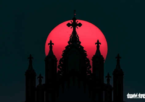 Chiều tối mai 3-3, người dân Việt Nam có thể ngắm 'trăng máu'