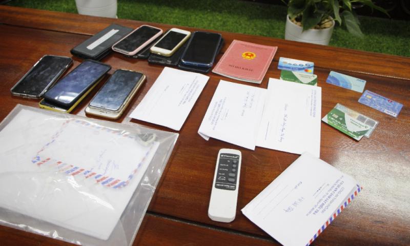 Tang vật vụ án. Ảnh: CA