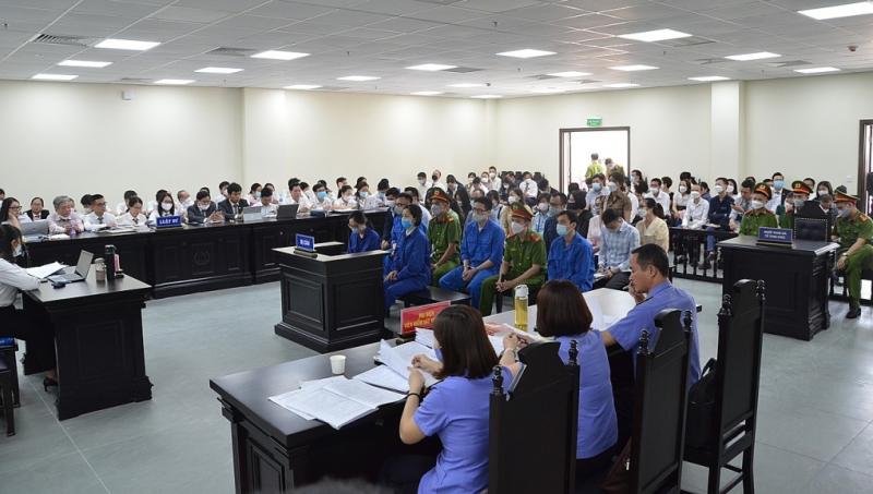 Phiên toà sáng 4/5. Ảnh: Danh Lam