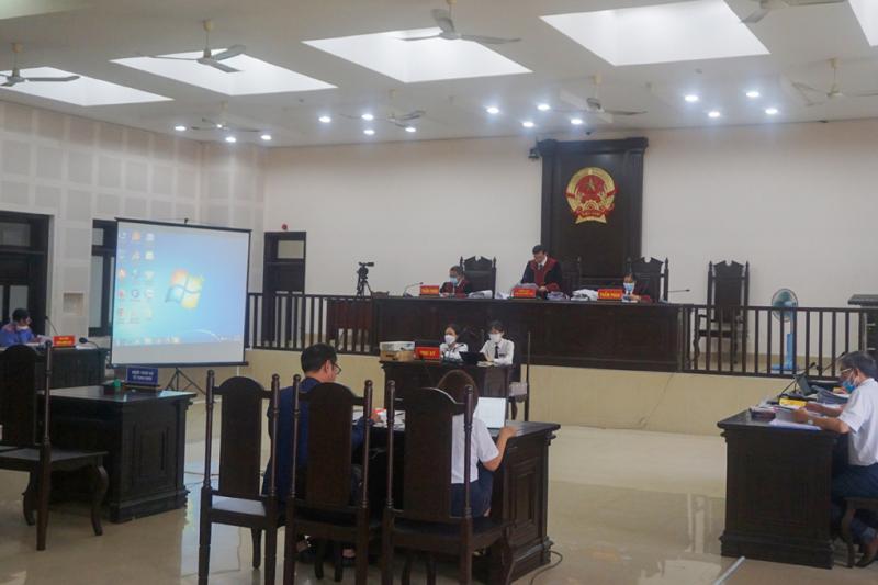 Phiên toà phúc thẩm. Ảnh: Vân Hồ