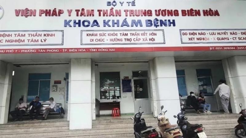 Khoa khám bệnh của Viện Pháp y tâm thần Trương ương Biên Hoà. Ảnh: Pháp Luật TP.HCM