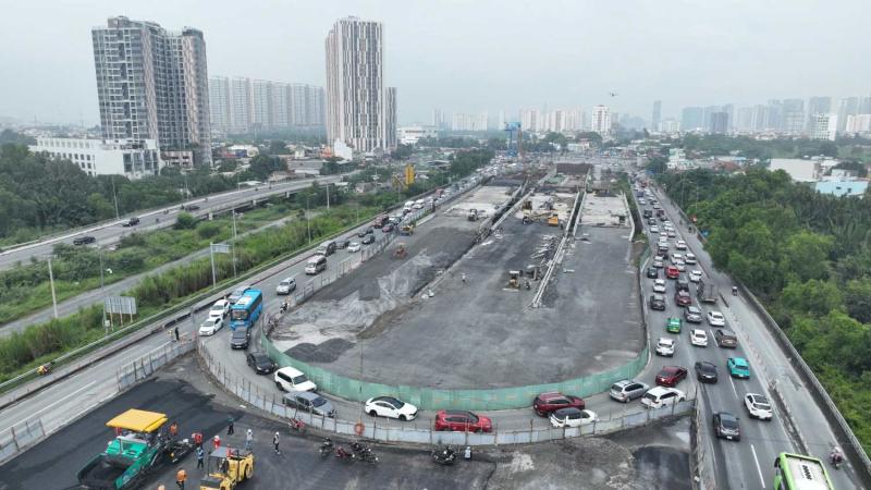 Cầu Bà Dạt cơ bản hoàn thành. Ảnh: Anh Tú