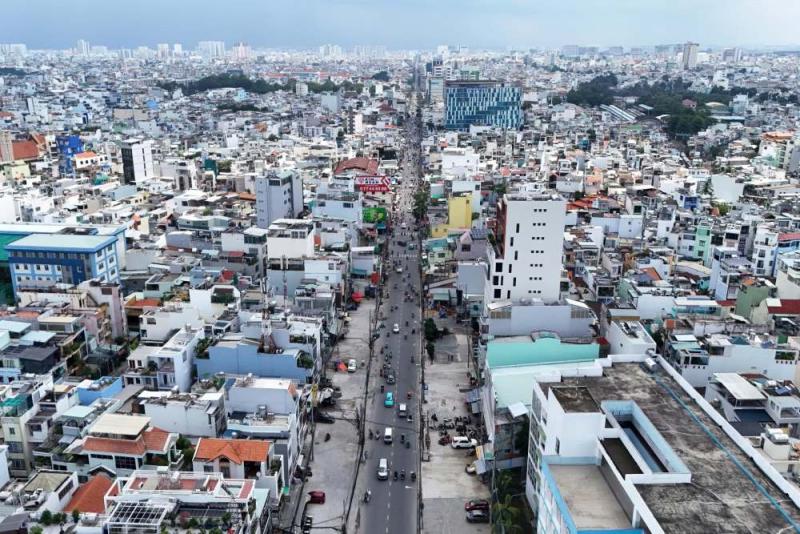   Sau 5 năm tiến hành giải toả, các vị trí nhà ga đều đã đủ mặt bằng sạch, chờ ngày khởi công. Ảnh: Anh Tú