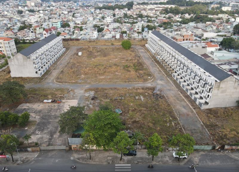 Khu dân cư Bình Đa nằm mặt tiền đường Vũ Hồng Phô được xem là vị trí vàng của TP Biên Hòa. Ảnh: Phước Tuấn