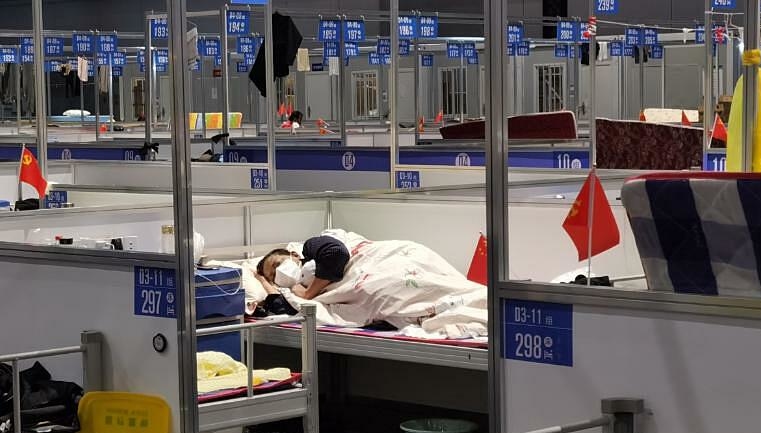 Một khu cách ly Covid-19 ở Thượng Hải, Trung Quốc hôm 19/4. Ảnh: AFP.
