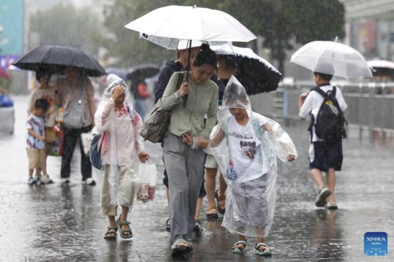 Bão Cỏ May đã đổ bộ Trung Quốc 2 lần trong ngày 30.7. Ảnh: Xinhua 