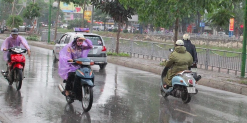 Miền Bắc mưa dông trước khi đón nắng nóng diện rộng. Ảnh minh hoa