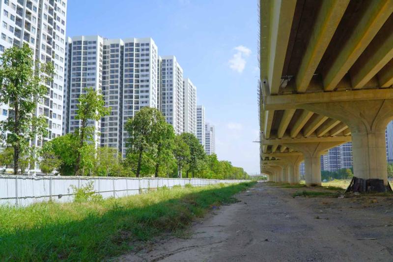 Vành đai 3 TPHCM đoạn qua khu đô thị Vinhomes Grand Park (TP Thủ Đức). Ảnh: Minh Quân