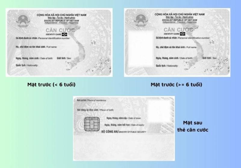 Mẫu thẻ căn cước áp dụng từ 1/7/2024. Ảnh: PLO