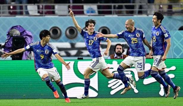 Nhật Bản xuất sắc đi tiếp với vị trí nhất bảng E. Ảnh: AFP