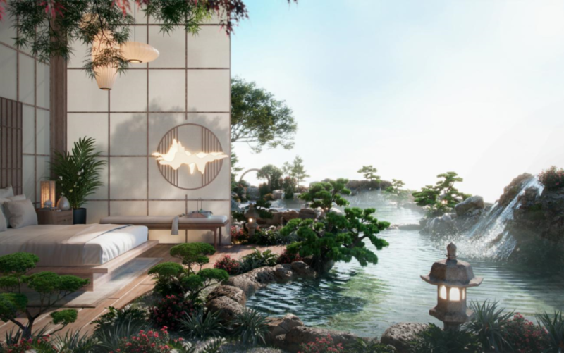 Phối cảnh căn hộ khoáng nóng trên đường Bến Nghé. Ảnh: Gotec Land