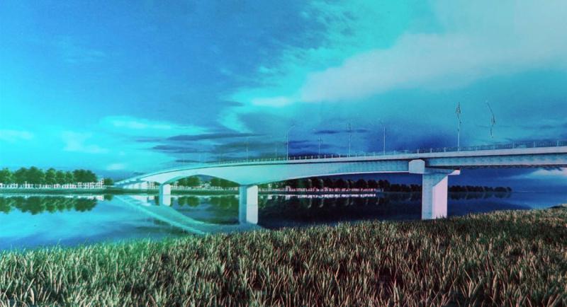 Phối cảnh cầu Châu Đốc. Ảnh: Sở Giao thông - Vận tải tỉnh An Giang