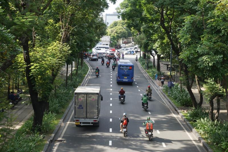 Khu vực đầu tuyến đường nối Trần Quốc Hoàn - Cộng Hòa.  Ảnh: Minh Quân