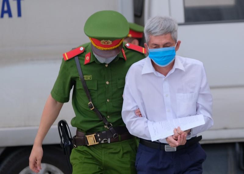 Cựu tổng Giám đốc VEAM Lâm Chí Quang, sáng 18/5. Ảnh: Danh Lam